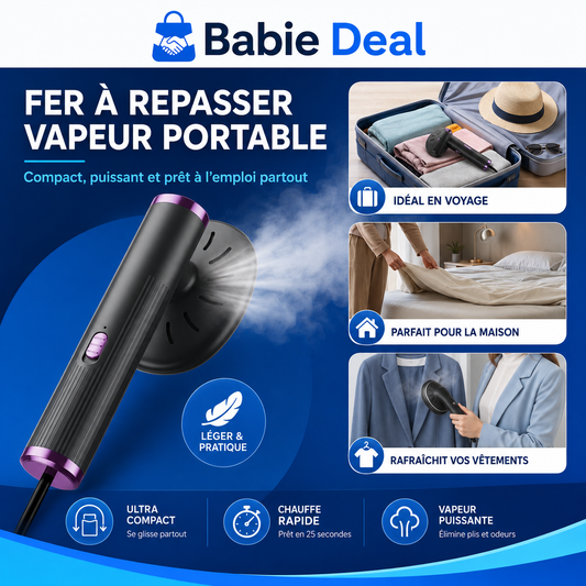 Défroisseur vapeur portable Babie Deal — visuel produit